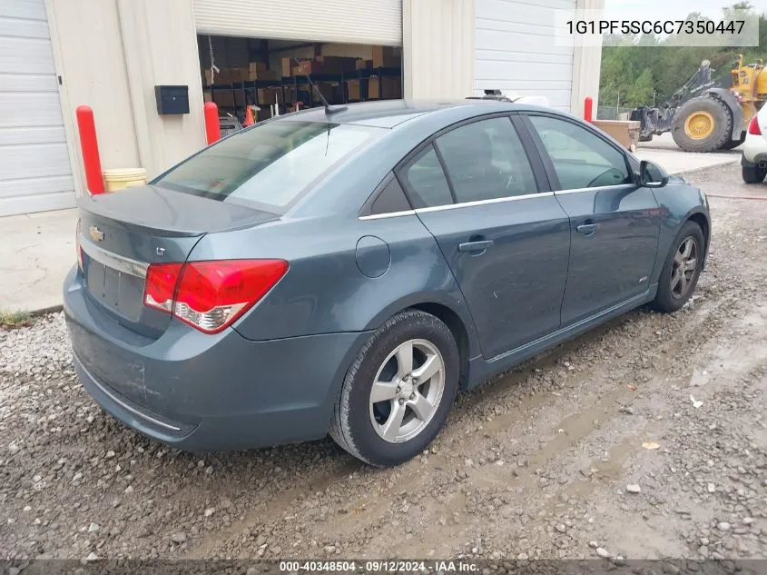 2012 Chevrolet Cruze 1Lt VIN: 1G1PF5SC6C7350447 Lot: 40348504