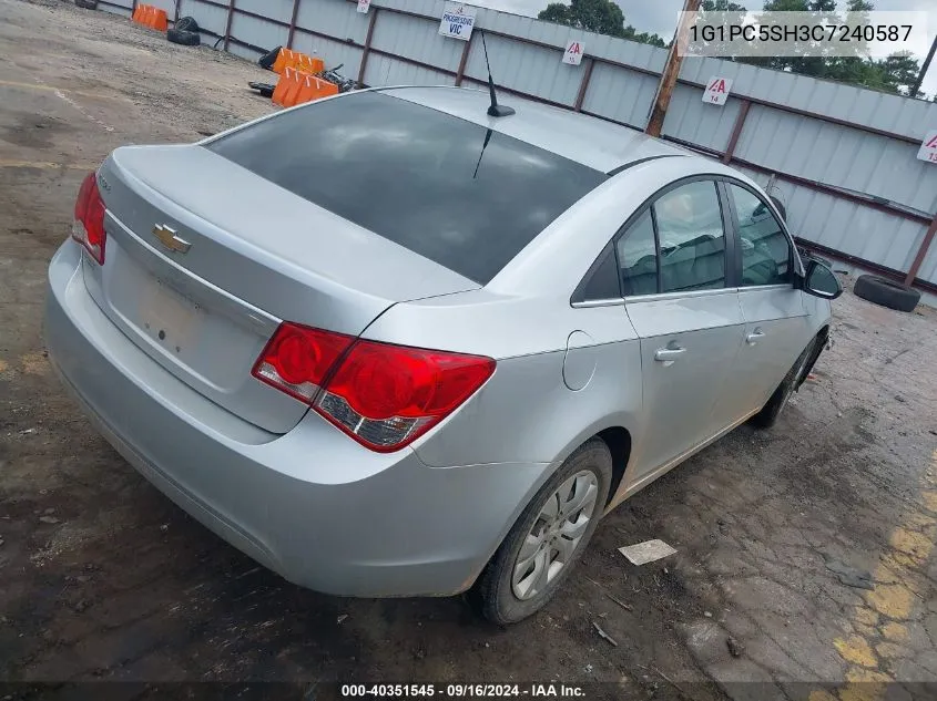 1G1PC5SH3C7240587 2012 Chevrolet Cruze Ls