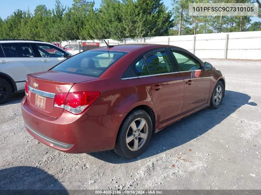 1G1PF5SC9C7310105 2012 Chevrolet Cruze Lt