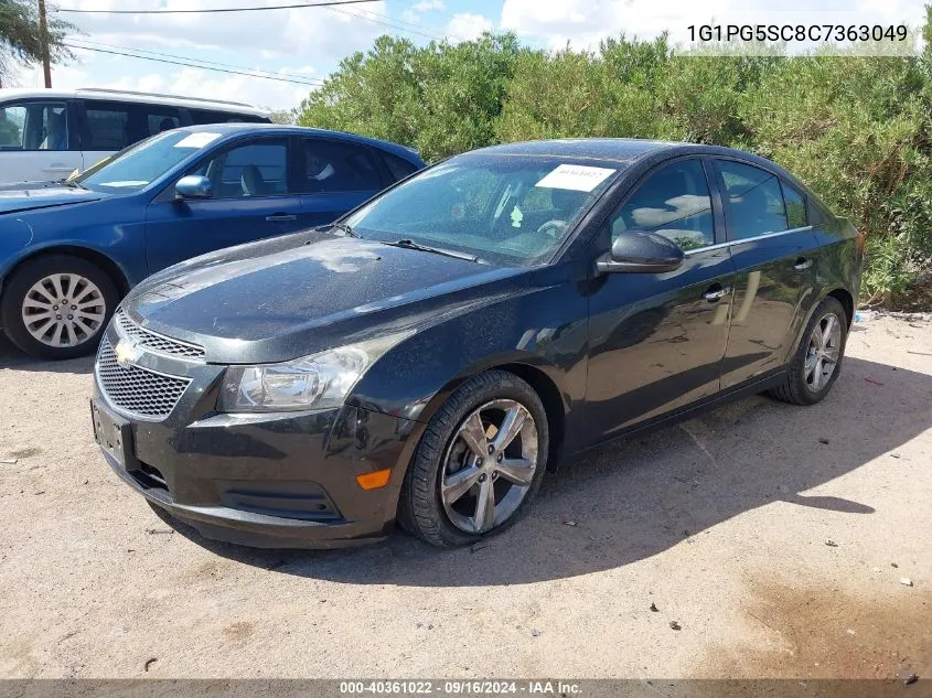 1G1PG5SC8C7363049 2012 Chevrolet Cruze 2Lt