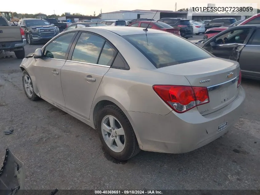 2012 Chevrolet Cruze Lt VIN: 1G1PE5SC3C7238059 Lot: 40369651