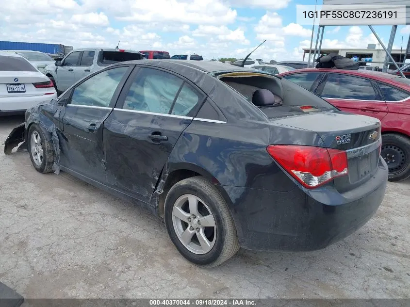 1G1PF5SC8C7236191 2012 Chevrolet Cruze 1Lt