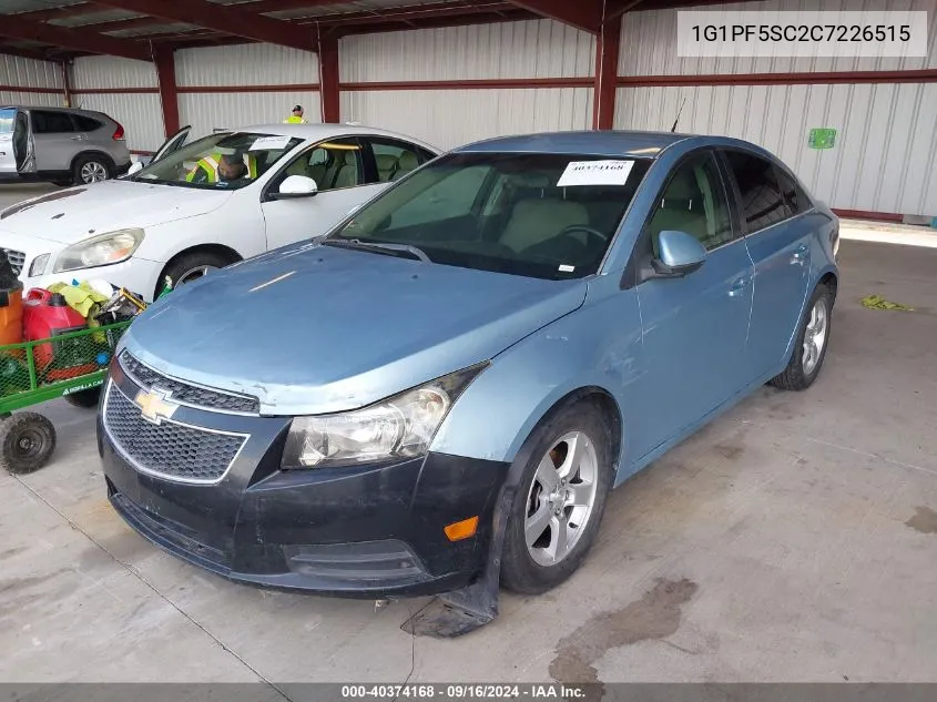 1G1PF5SC2C7226515 2012 Chevrolet Cruze 1Lt