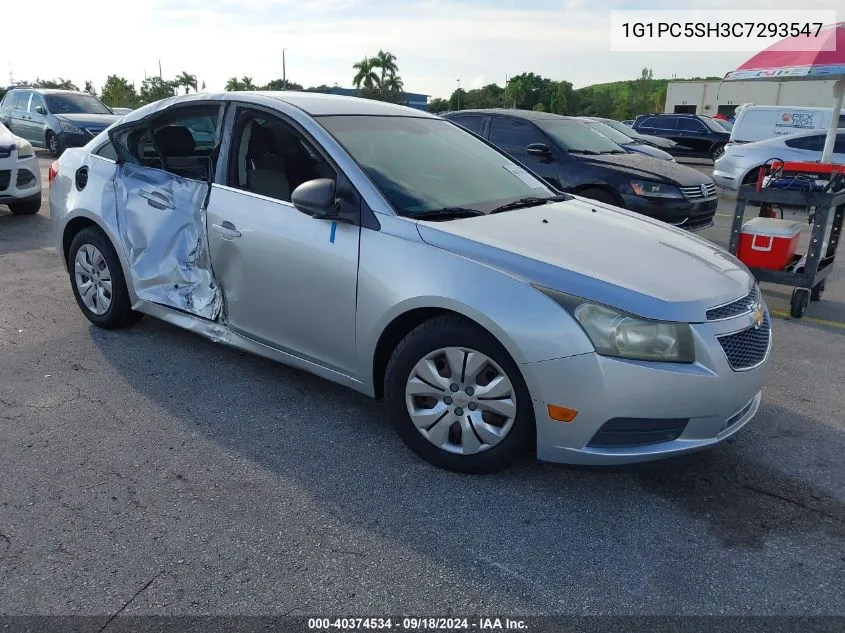 2012 Chevrolet Cruze Ls VIN: 1G1PC5SH3C7293547 Lot: 40374534