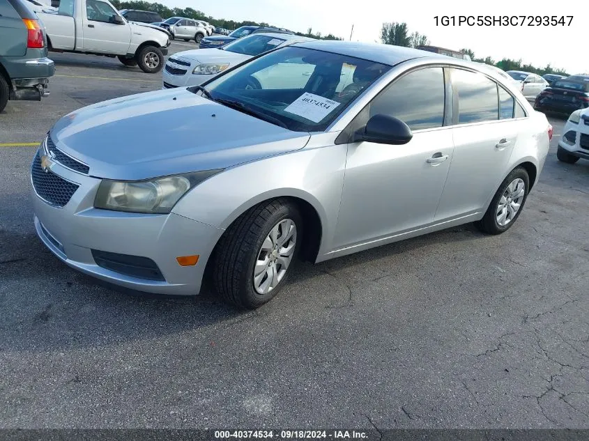 2012 Chevrolet Cruze Ls VIN: 1G1PC5SH3C7293547 Lot: 40374534