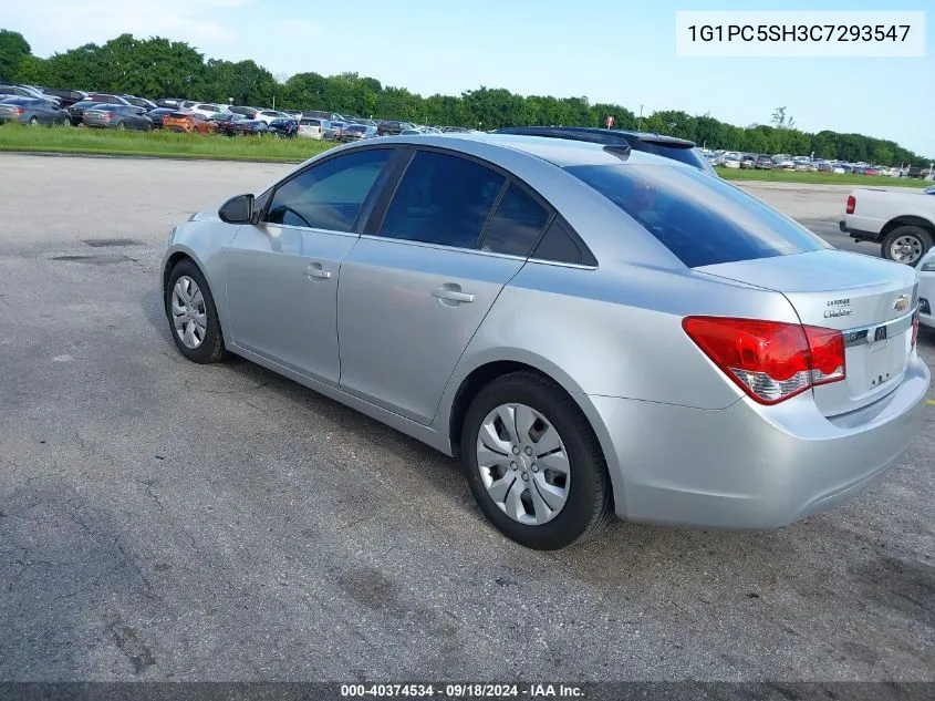 2012 Chevrolet Cruze Ls VIN: 1G1PC5SH3C7293547 Lot: 40374534