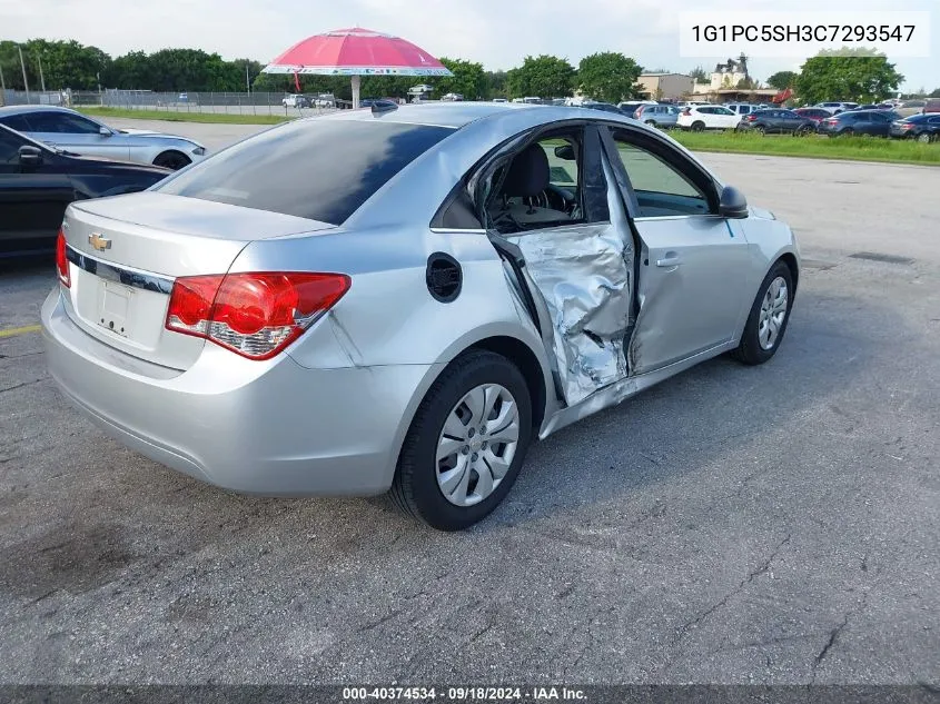 2012 Chevrolet Cruze Ls VIN: 1G1PC5SH3C7293547 Lot: 40374534