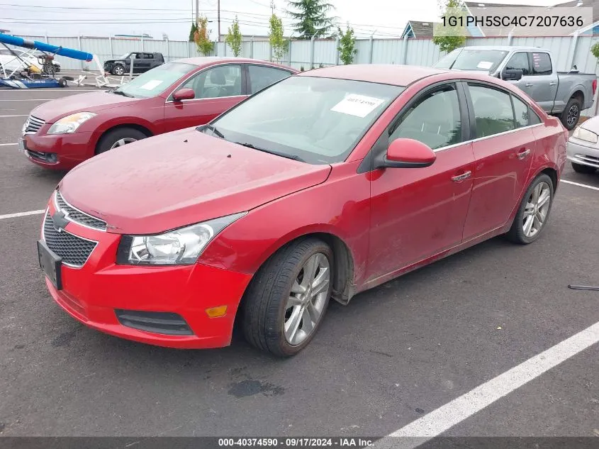 2012 Chevrolet Cruze Ltz VIN: 1G1PH5SC4C7207636 Lot: 40374590