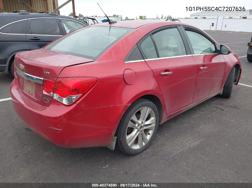 1G1PH5SC4C7207636 2012 Chevrolet Cruze Ltz