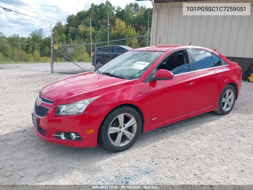 2012 Chevrolet Cruze 2Lt VIN: 1G1PG5SC1C7259051 Lot: 40377034