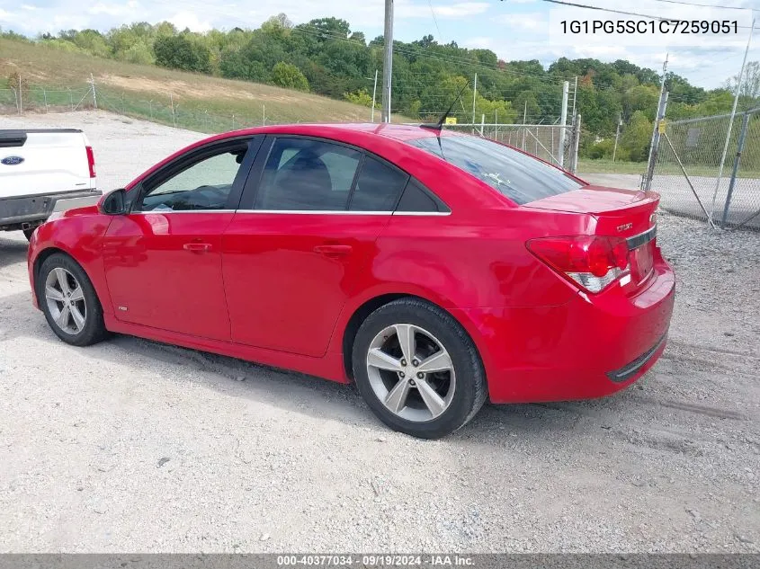 2012 Chevrolet Cruze 2Lt VIN: 1G1PG5SC1C7259051 Lot: 40377034