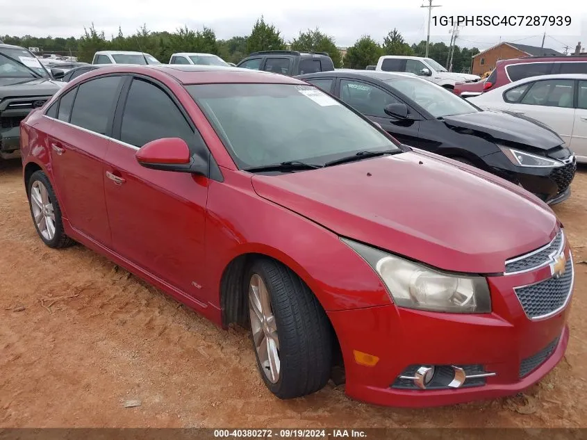 2012 Chevrolet Cruze Ltz VIN: 1G1PH5SC4C7287939 Lot: 40380272