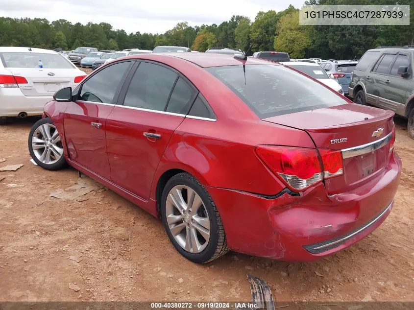 2012 Chevrolet Cruze Ltz VIN: 1G1PH5SC4C7287939 Lot: 40380272