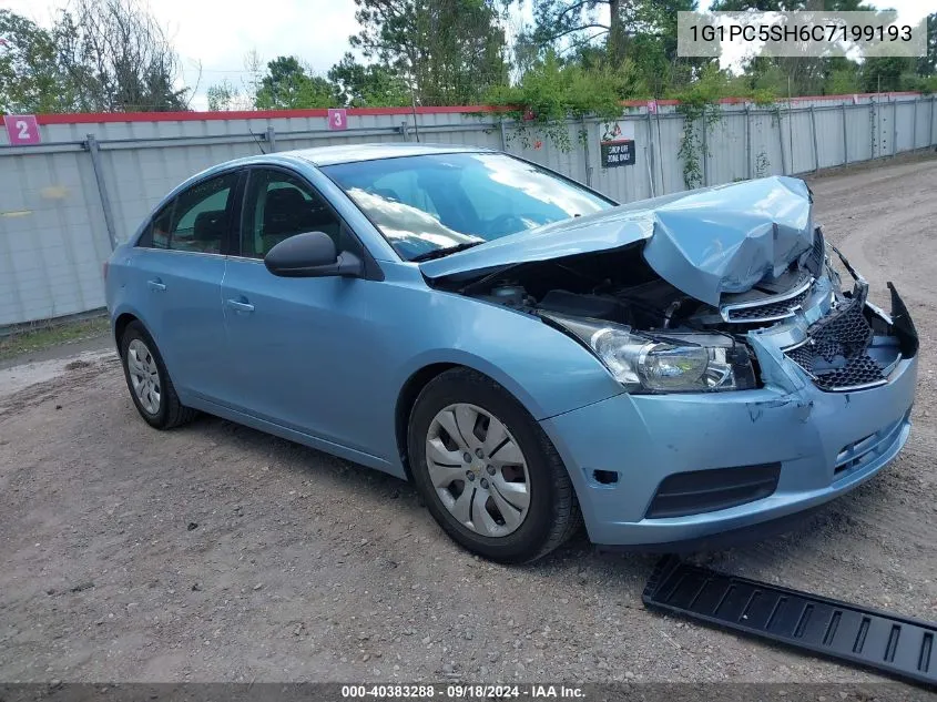 2012 Chevrolet Cruze Ls VIN: 1G1PC5SH6C7199193 Lot: 40383288