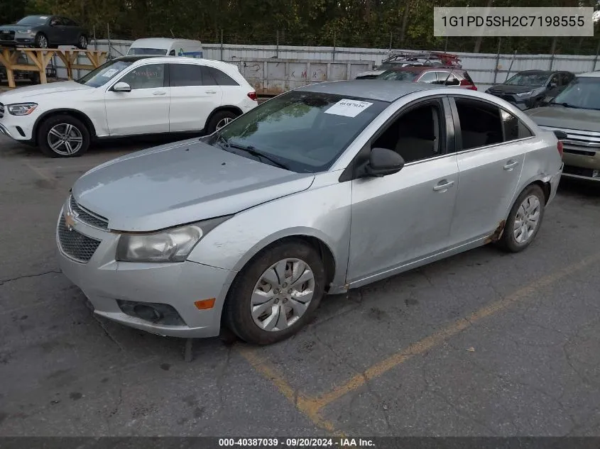 1G1PD5SH2C7198555 2012 Chevrolet Cruze Ls