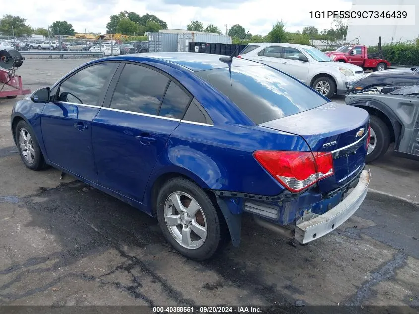 1G1PF5SC9C7346439 2012 Chevrolet Cruze 1Lt