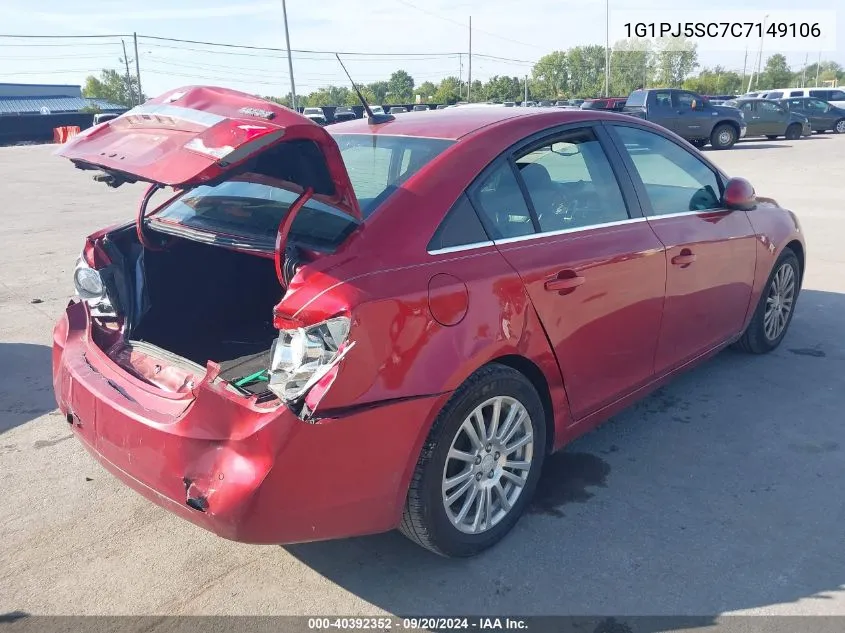 1G1PJ5SC7C7149106 2012 Chevrolet Cruze Eco