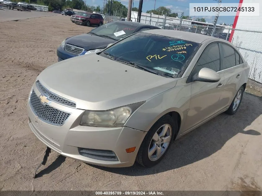 2012 Chevrolet Cruze Eco VIN: 1G1PJ5SC8C7245133 Lot: 40395789