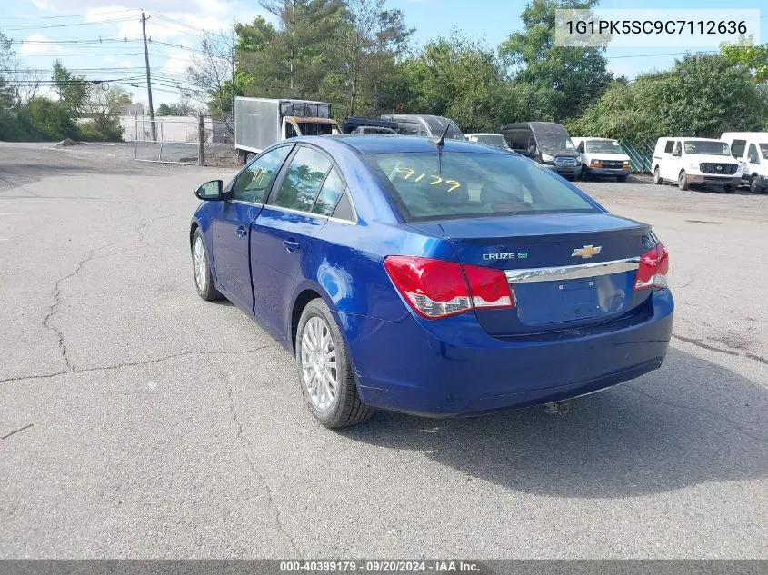 2012 Chevrolet Cruze Eco VIN: 1G1PK5SC9C7112636 Lot: 40399179