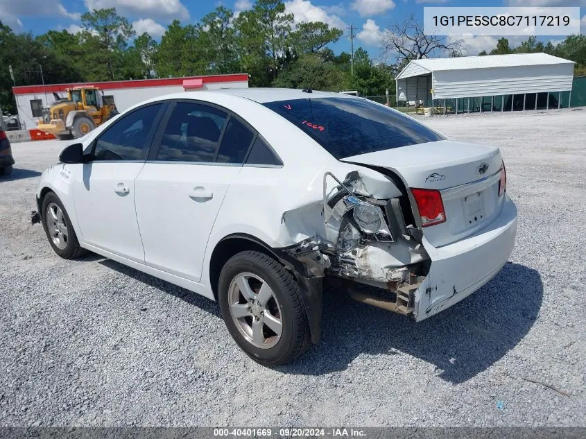 2012 Chevrolet Cruze Lt VIN: 1G1PE5SC8C7117219 Lot: 40401669