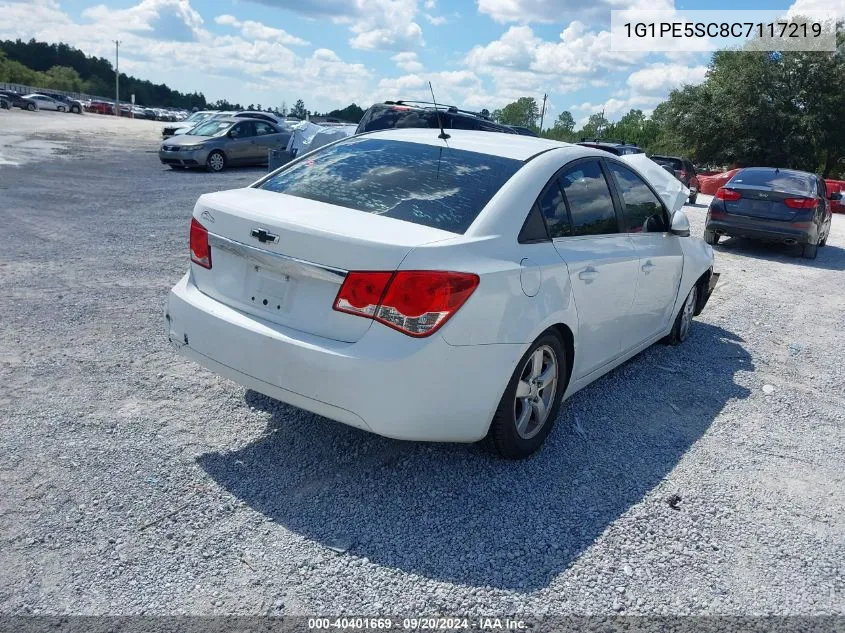 2012 Chevrolet Cruze Lt VIN: 1G1PE5SC8C7117219 Lot: 40401669