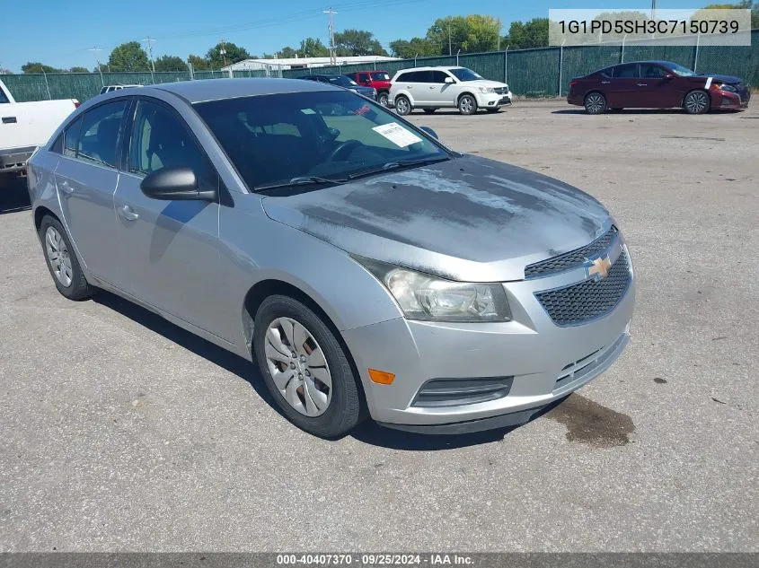 2012 Chevrolet Cruze Ls VIN: 1G1PD5SH3C7150739 Lot: 40407370