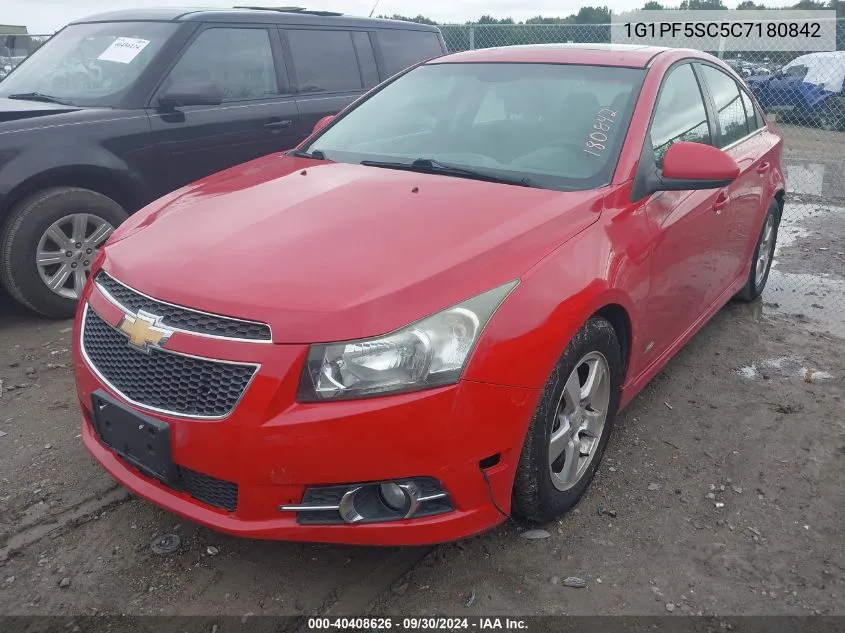 1G1PF5SC5C7180842 2012 Chevrolet Cruze 1Lt