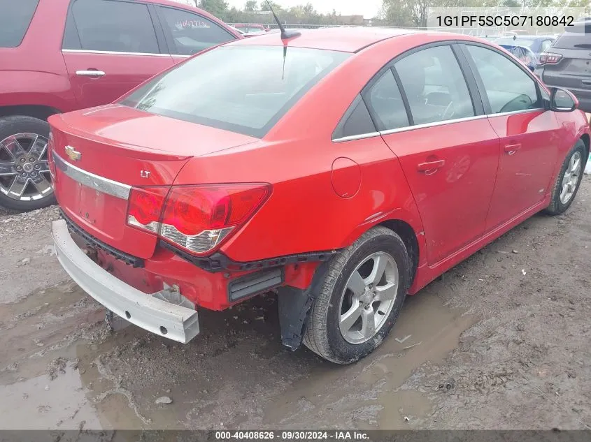 2012 Chevrolet Cruze 1Lt VIN: 1G1PF5SC5C7180842 Lot: 40408626