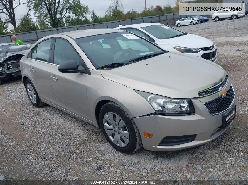 1G1PC5SHXC7309646 2012 Chevrolet Cruze Ls