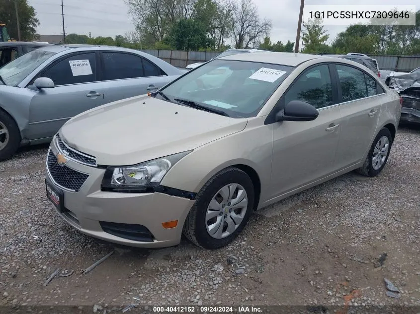 1G1PC5SHXC7309646 2012 Chevrolet Cruze Ls