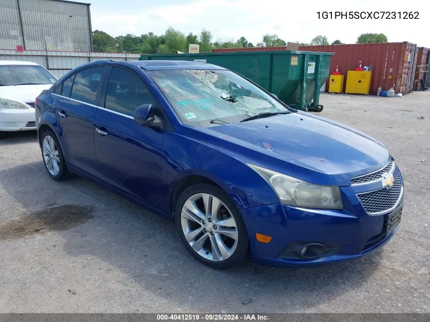 2012 Chevrolet Cruze Ltz VIN: 1G1PH5SCXC7231262 Lot: 40412519