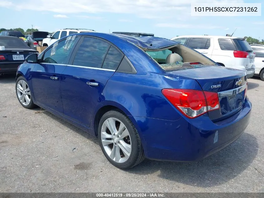 1G1PH5SCXC7231262 2012 Chevrolet Cruze Ltz