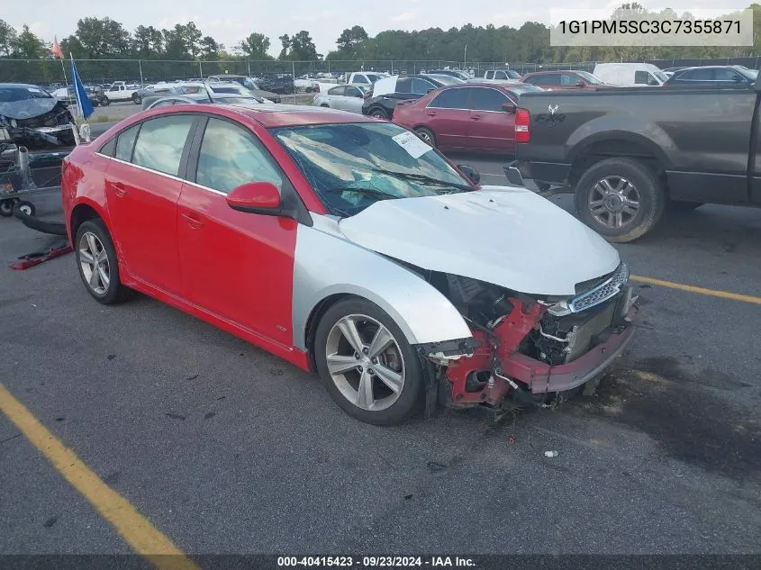 2012 Chevrolet Cruze 2Lt VIN: 1G1PM5SC3C7355871 Lot: 40415423