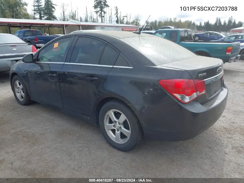 1G1PF5SCXC7203788 2012 Chevrolet Cruze 1Lt