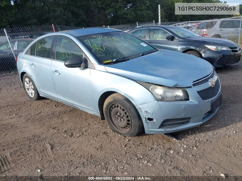 1G1PC5SH0C7290668 2012 Chevrolet Cruze Ls