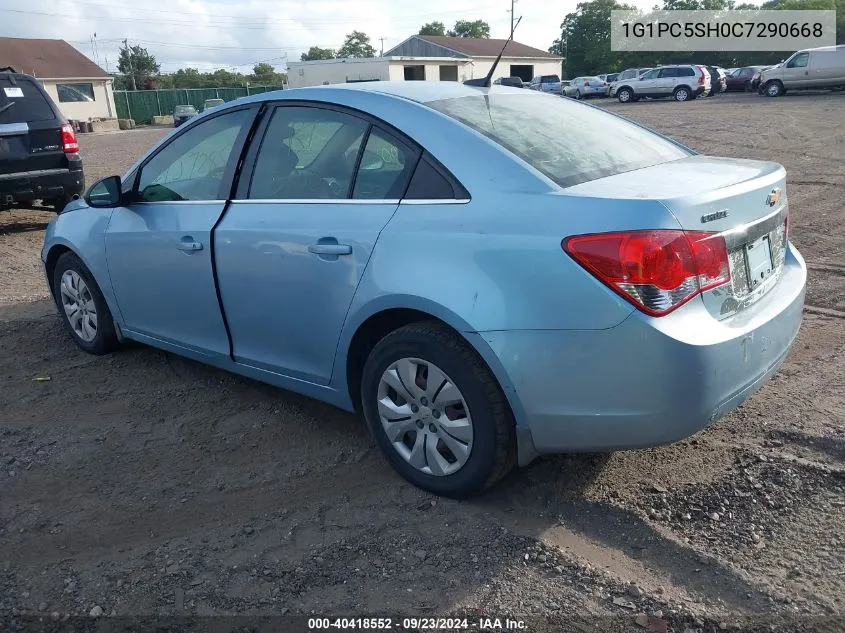 2012 Chevrolet Cruze Ls VIN: 1G1PC5SH0C7290668 Lot: 40418552