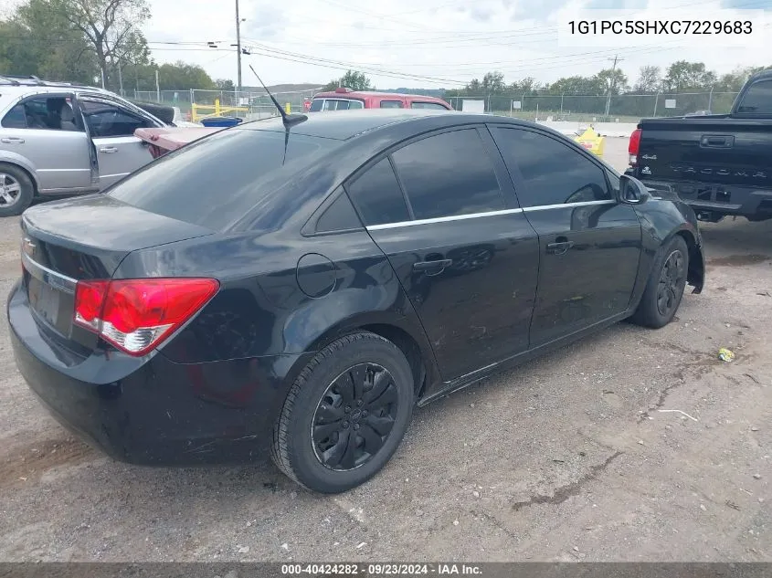 2012 Chevrolet Cruze Ls VIN: 1G1PC5SHXC7229683 Lot: 40424282