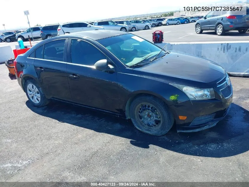 2012 Chevrolet Cruze Ls VIN: 1G1PC5SH7C7385647 Lot: 40427123