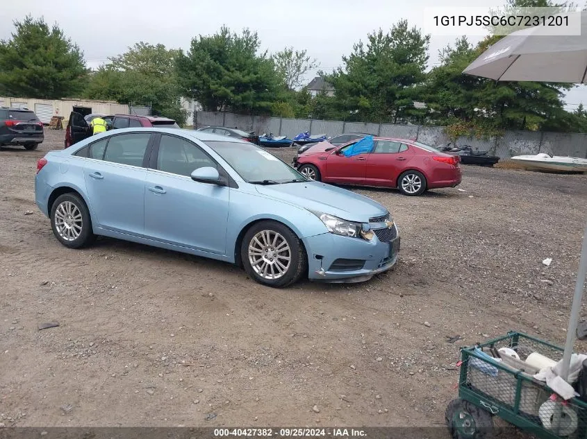 2012 Chevrolet Cruze Eco VIN: 1G1PJ5SC6C7231201 Lot: 40427382