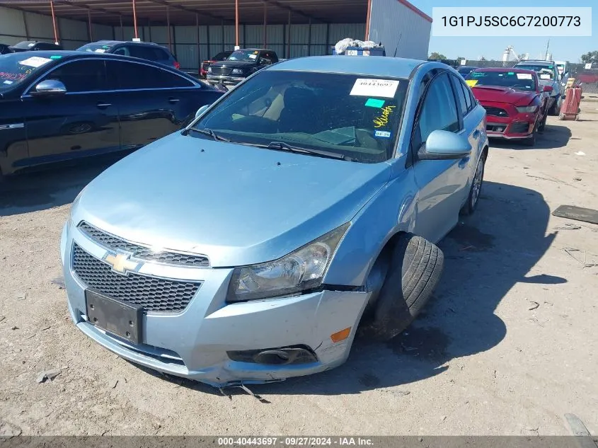 2012 Chevrolet Cruze Eco VIN: 1G1PJ5SC6C7200773 Lot: 40443697