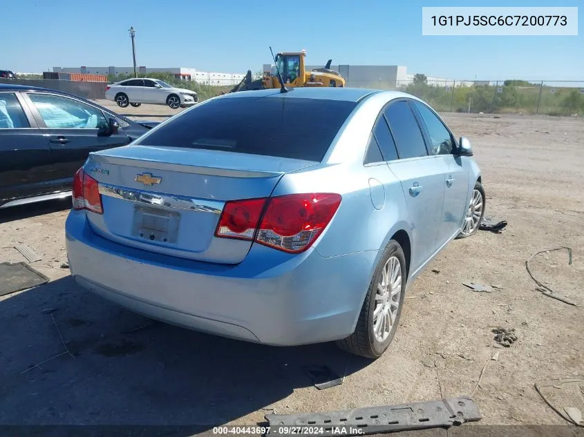 2012 Chevrolet Cruze Eco VIN: 1G1PJ5SC6C7200773 Lot: 40443697