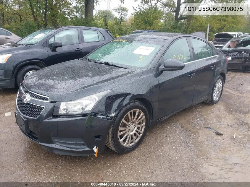 1G1PJ5SC6C7398075 2012 Chevrolet Cruze Eco