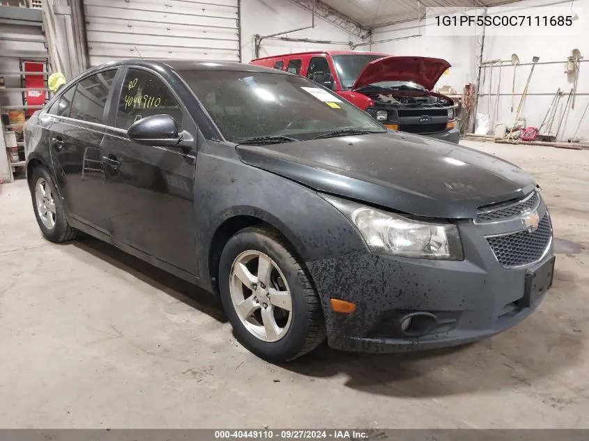 2012 Chevrolet Cruze 1Lt VIN: 1G1PF5SC0C7111685 Lot: 40449110