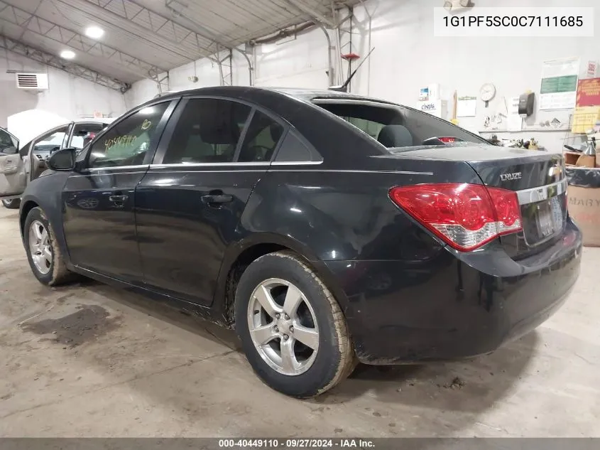 1G1PF5SC0C7111685 2012 Chevrolet Cruze 1Lt