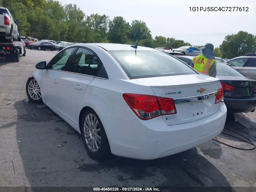 2012 Chevrolet Cruze Eco VIN: 1G1PJ5SC4C7277612 Lot: 40450226