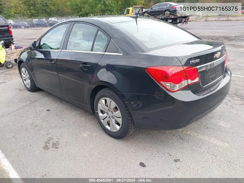 2012 Chevrolet Cruze Ls VIN: 1G1PD5SH0C7165375 Lot: 40452501