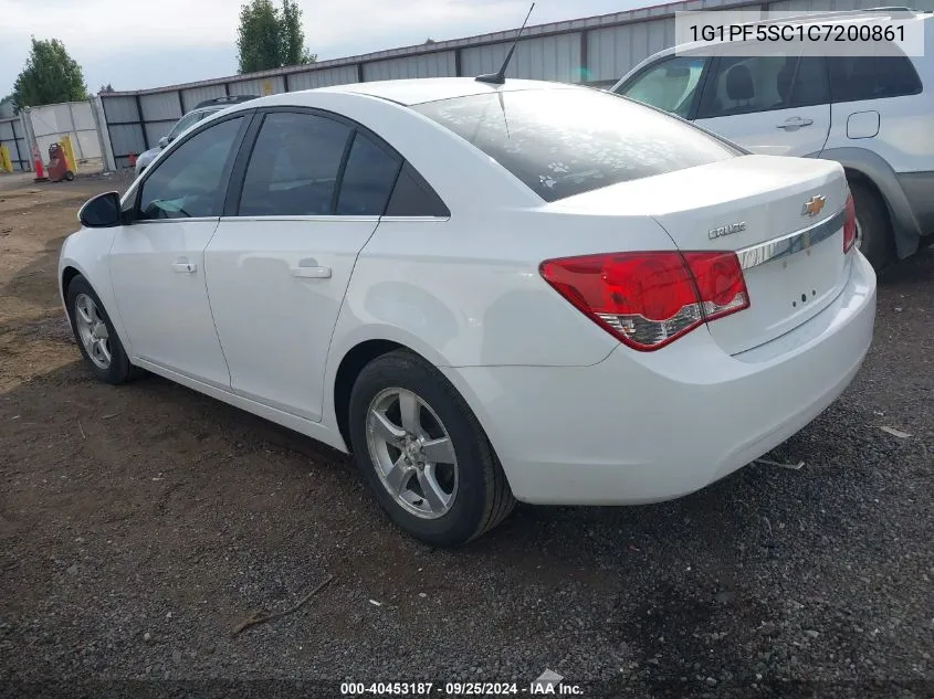 2012 Chevrolet Cruze 1Lt VIN: 1G1PF5SC1C7200861 Lot: 40453187