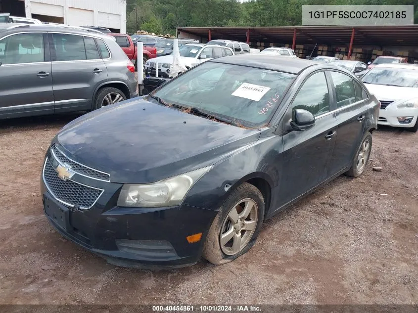 2012 Chevrolet Cruze 1Lt VIN: 1G1PF5SC0C7402185 Lot: 40454861