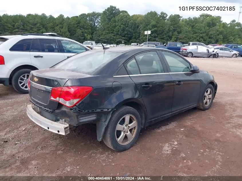 2012 Chevrolet Cruze 1Lt VIN: 1G1PF5SC0C7402185 Lot: 40454861