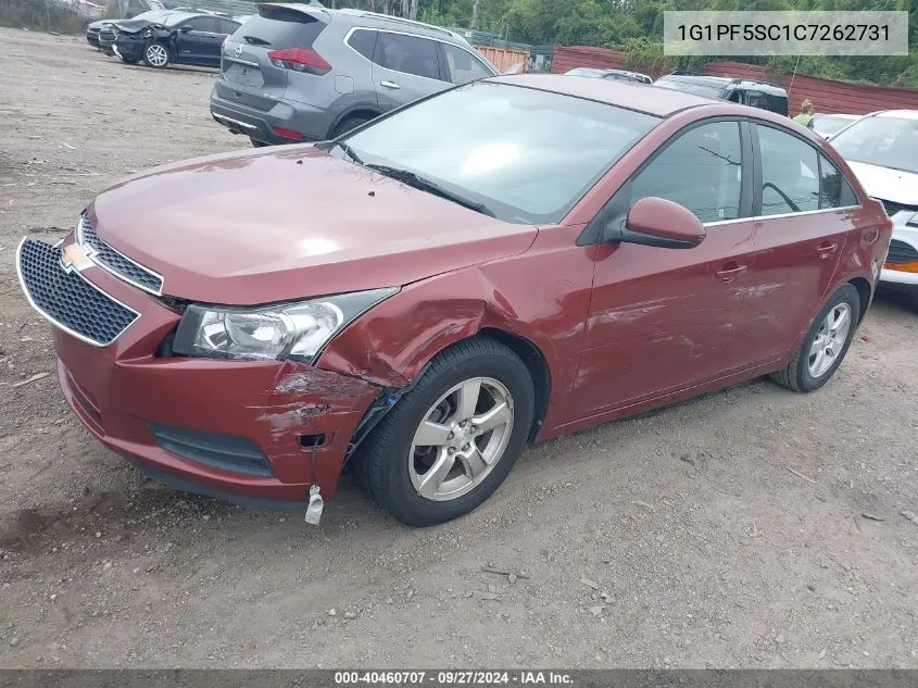 1G1PF5SC1C7262731 2012 Chevrolet Cruze 1Lt